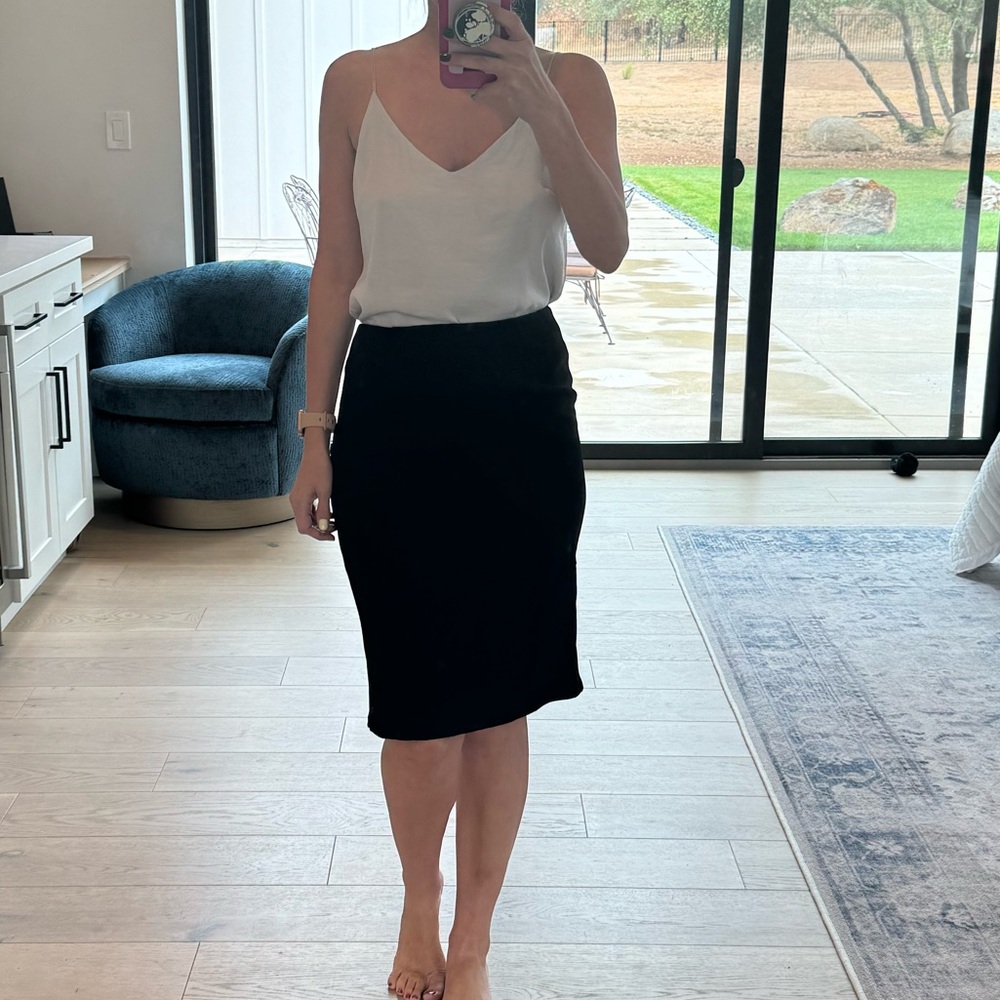 Black work skirt